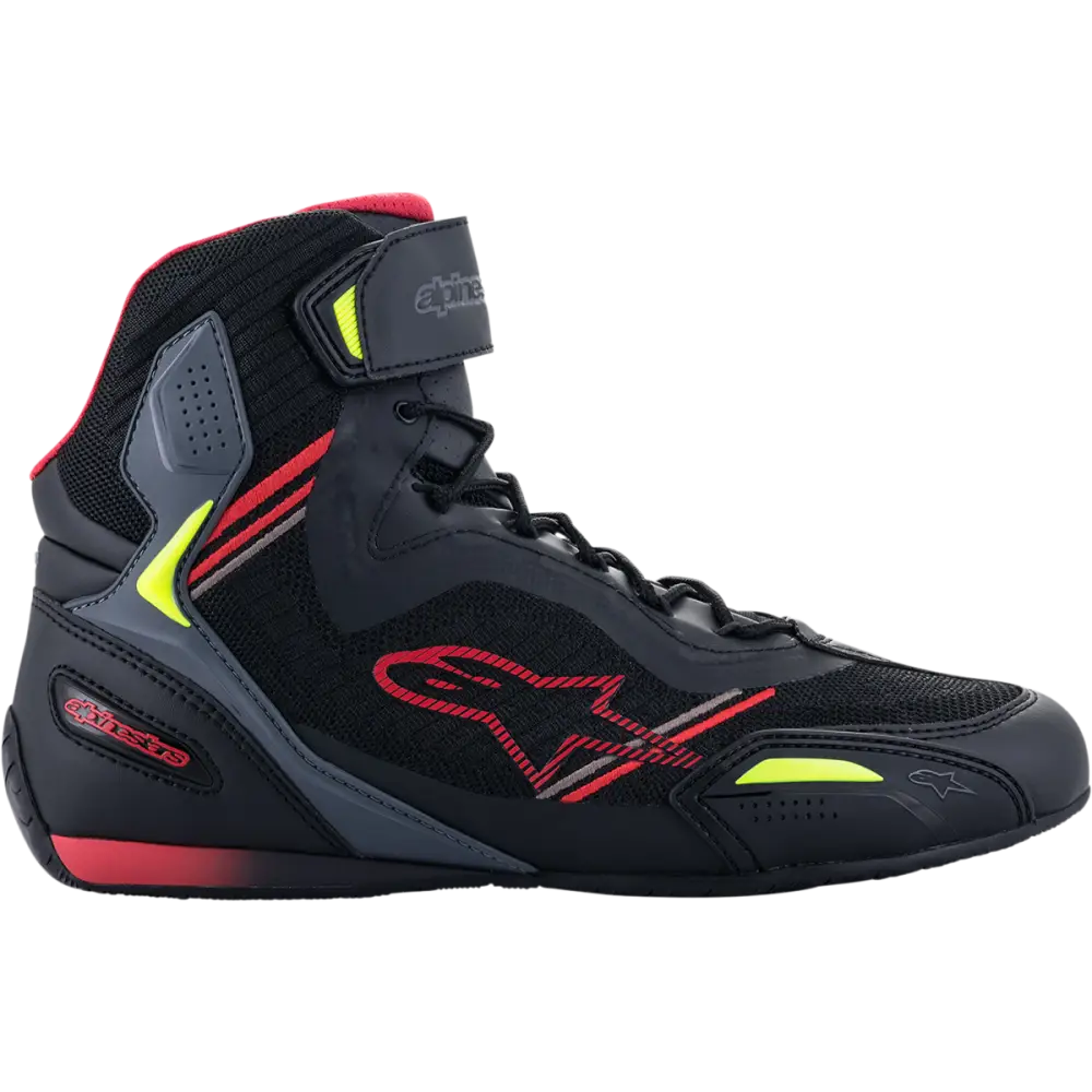 ALPINESTARS Faster-3 Rideknit? Shoes - Black/Red/Yellow - US 11 251031913611