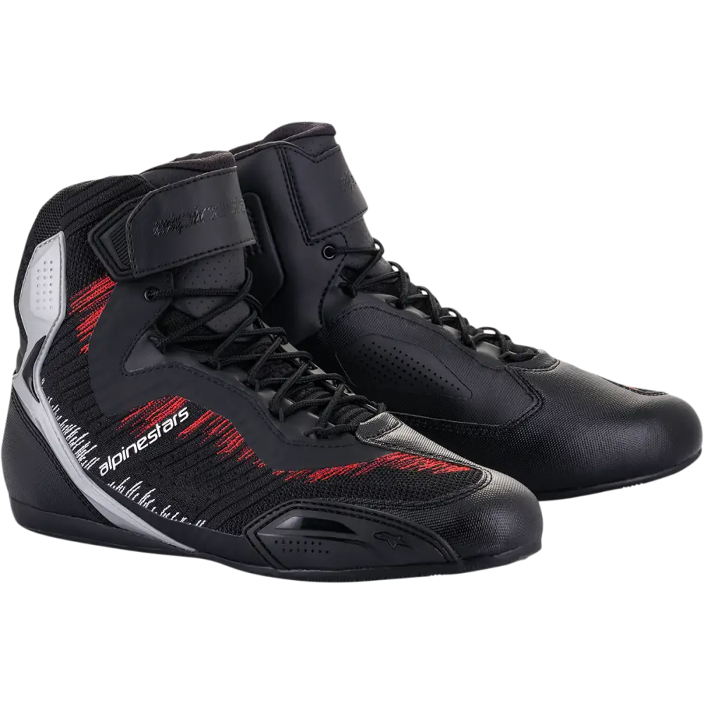 ALPINESTARS Faster-3 Rideknit? Shoes - Black/Silver/Red - US 7 251031919307