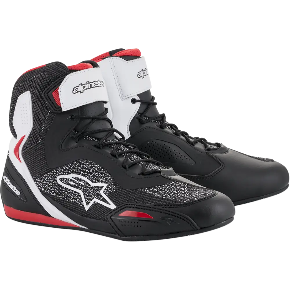 ALPINESTARS Faster-3 Rideknit? Shoes - Black/White/Red - US 14 2510319123-14