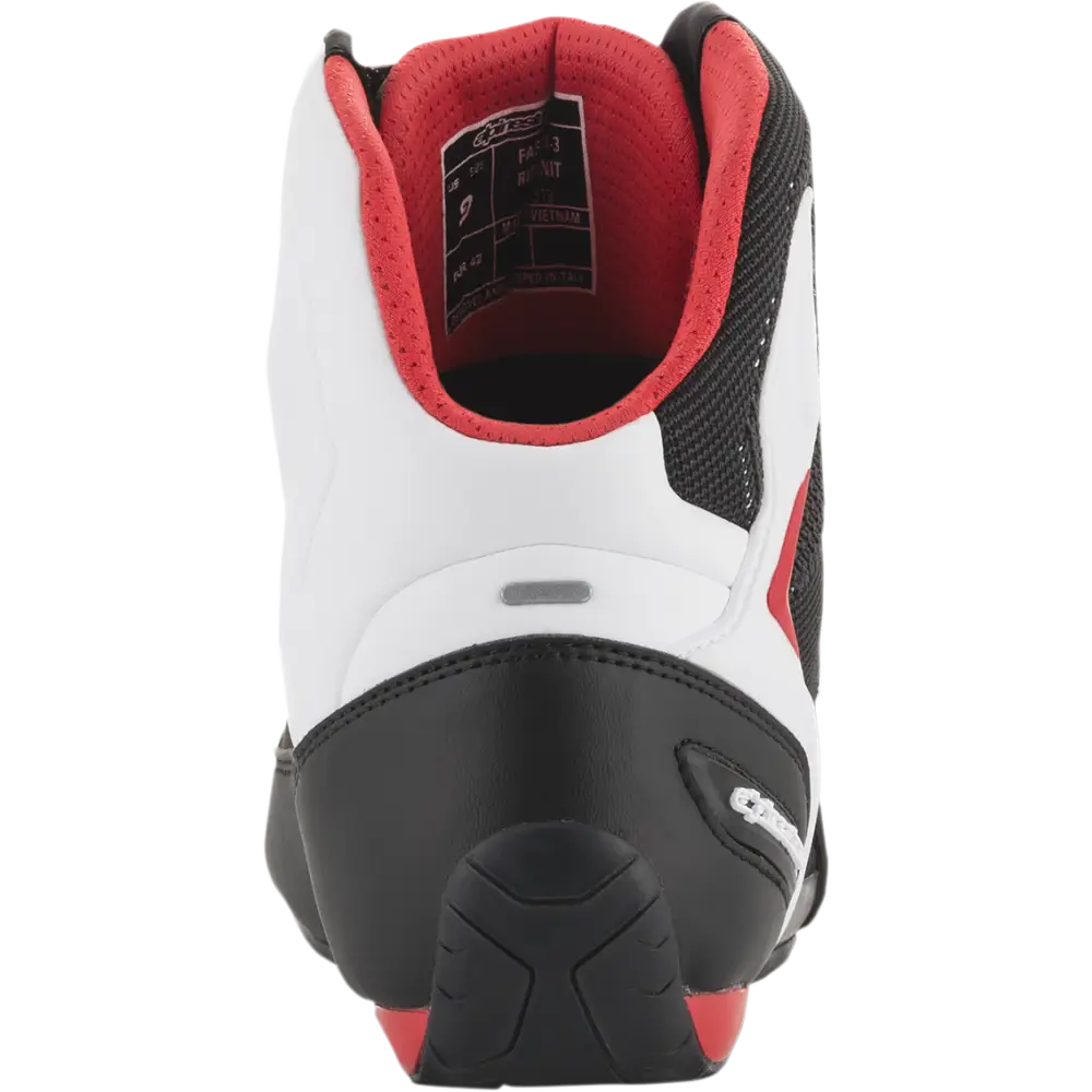 ALPINESTARS Faster-3 Rideknit? Shoes - Black/White/Red - US 7 2510319123-7
