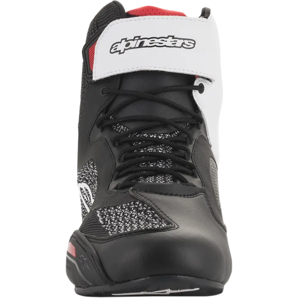 ALPINESTARS Faster-3 Rideknit? Shoes - Black/White/Red - US 9 2510319123-9