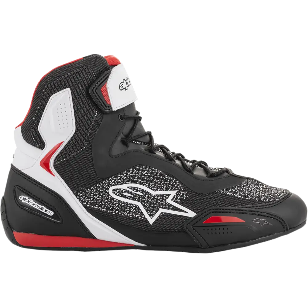 ALPINESTARS Faster-3 Rideknit? Shoes - Black/White/Red - US 9 2510319123-9
