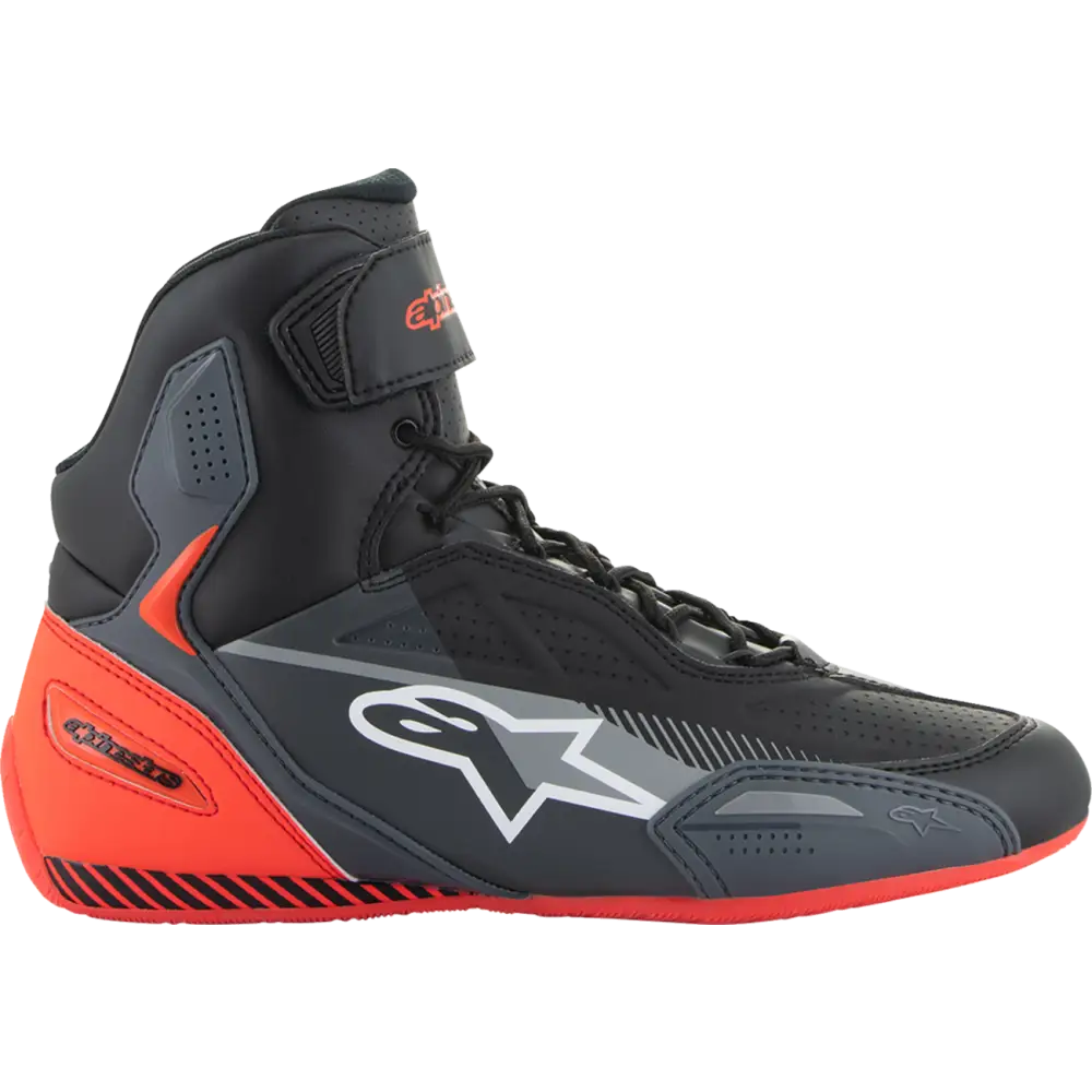 ALPINESTARS Faster-3 Shoes - Black/Gray/Red - US 10 2510219-1130-10