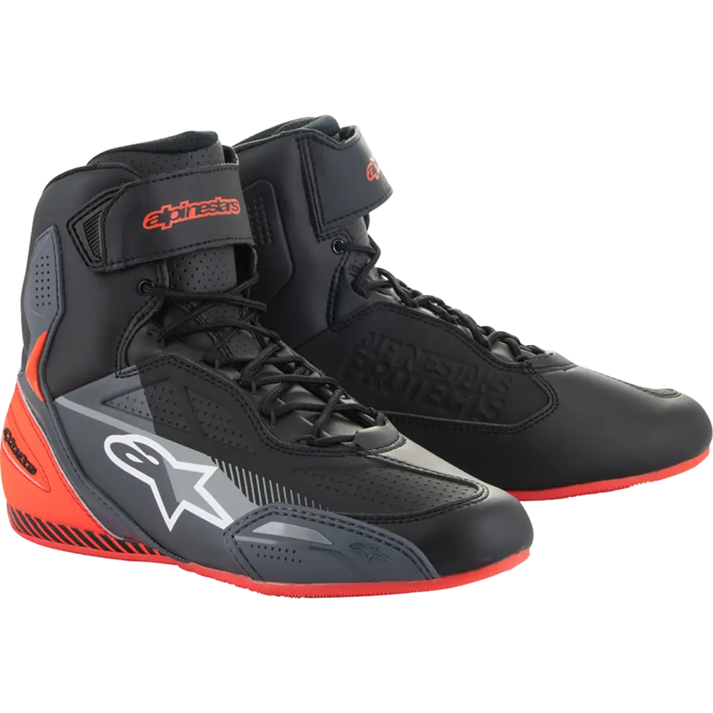 ALPINESTARS Faster-3 Shoes - Black/Gray/Red - US 11 2510219-1130-11
