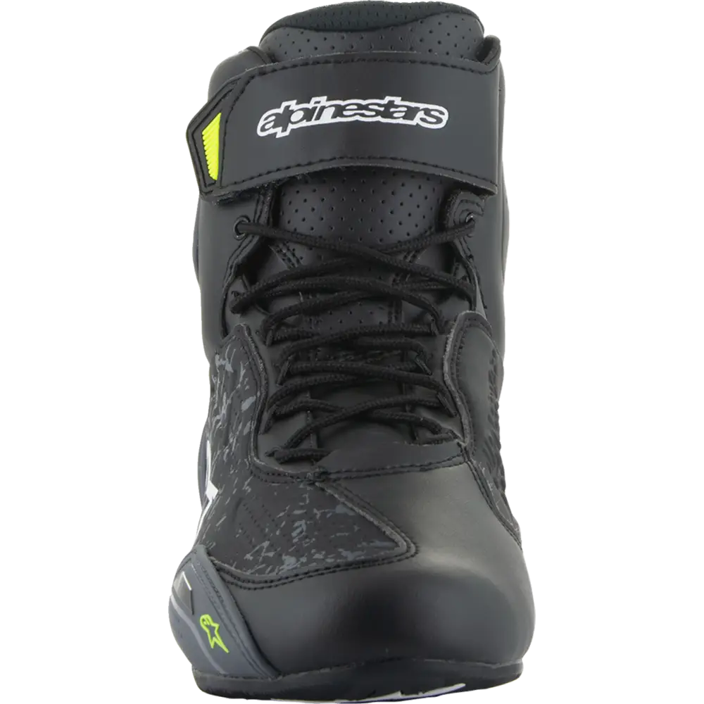 ALPINESTARS Faster-3 Shoes - Black/Yellow - US 10 2510219-155-10