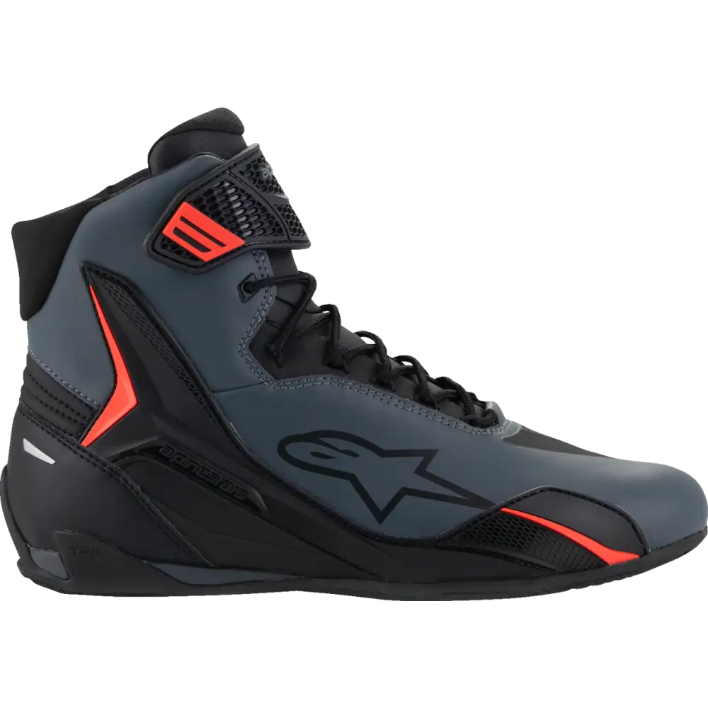 ALPINESTARS Faster-4 Shoes - Black/Gray/Red - US 12.5 2510425-1130-125