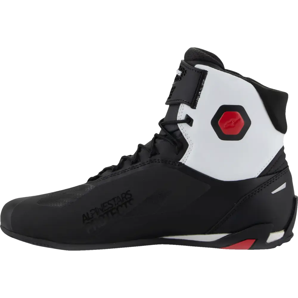 ALPINESTARS Faster-4 Shoes - Black/White/Red - US 12 2510425-123-12