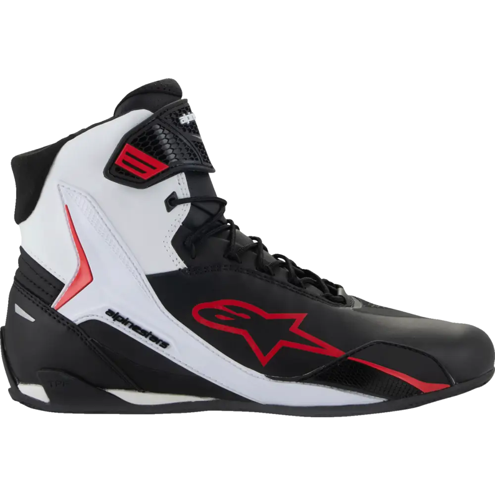 ALPINESTARS Faster-4 Shoes - Black/White/Red - US 8.5 2510425-123-85