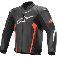 ALPINESTARS Faster v2 Leather Jacket - Black/Red - US 40 / EU 50 3103521-1030-50