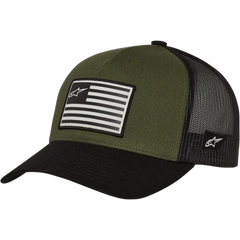 ALPINESTARS Flag Snapback Hat - Military/Black - One Size 1211810136910OS