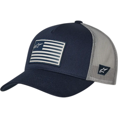 ALPINESTARS Flag Snapback Hat - Navy/Gray - One Size 1211810137011OS