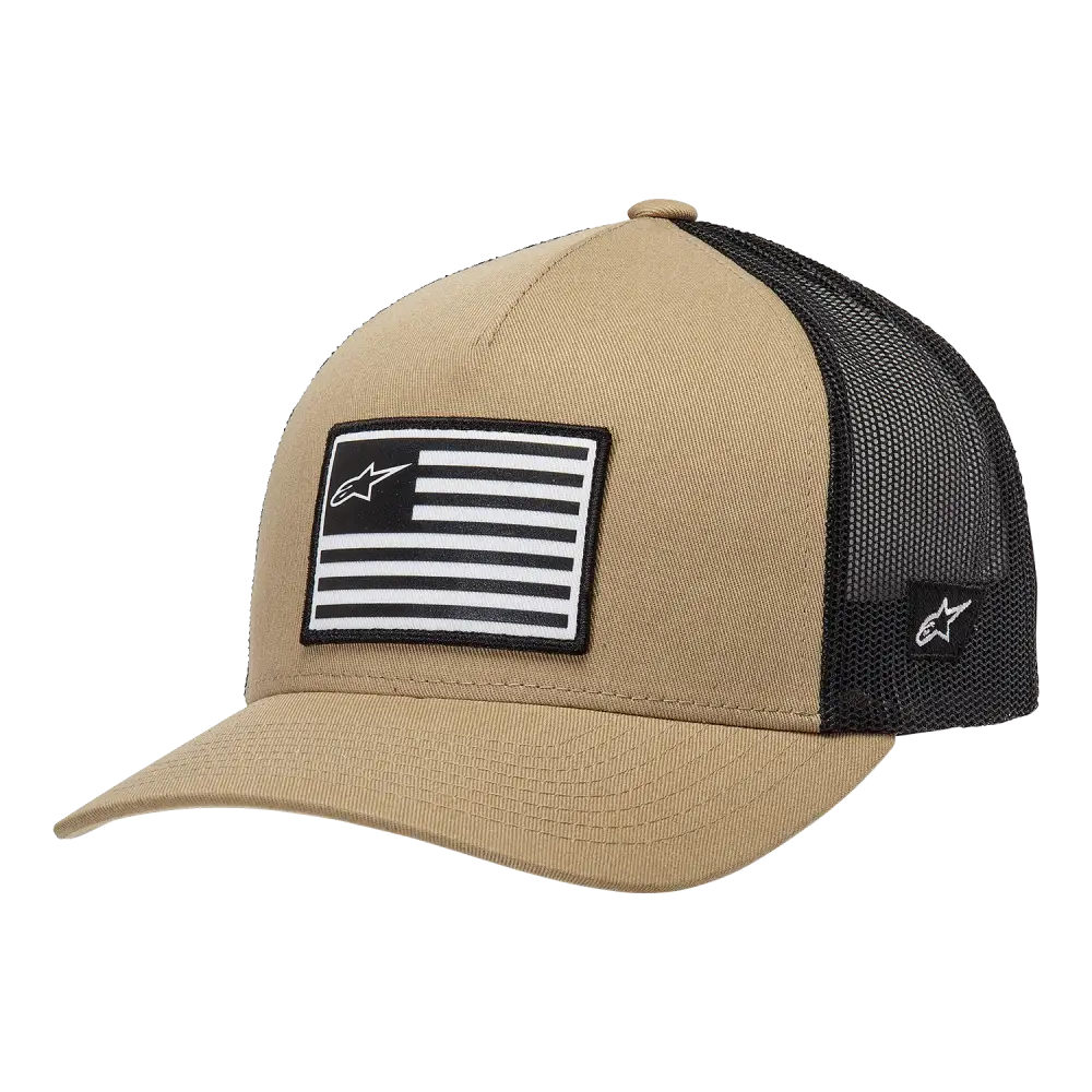 ALPINESTARS Flag Snapback Hat - Sand/Black - One Size 1211810132310OS
