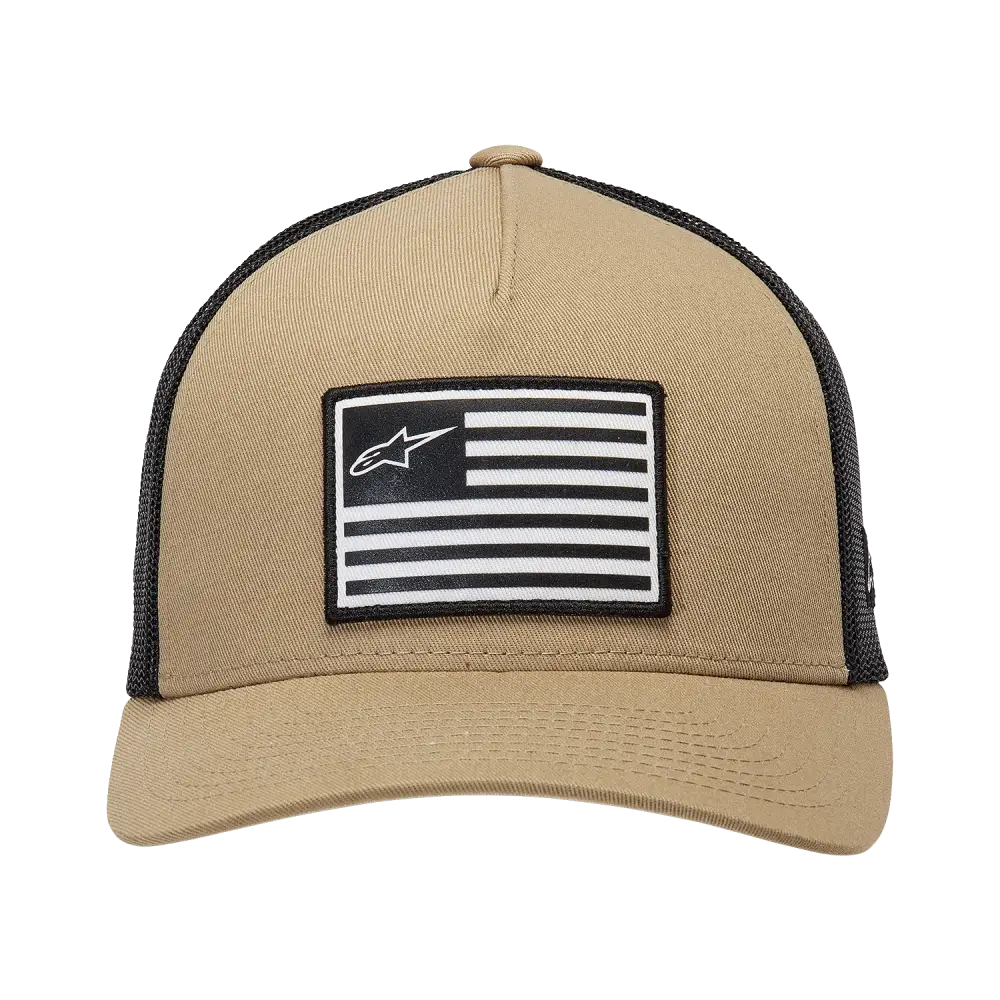 ALPINESTARS Flag Snapback Hat - Sand/Black - One Size 1211810132310OS