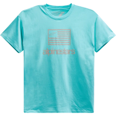 ALPINESTARS Flag T-Shirt - Light Aqua - 2XL 12137262072062X