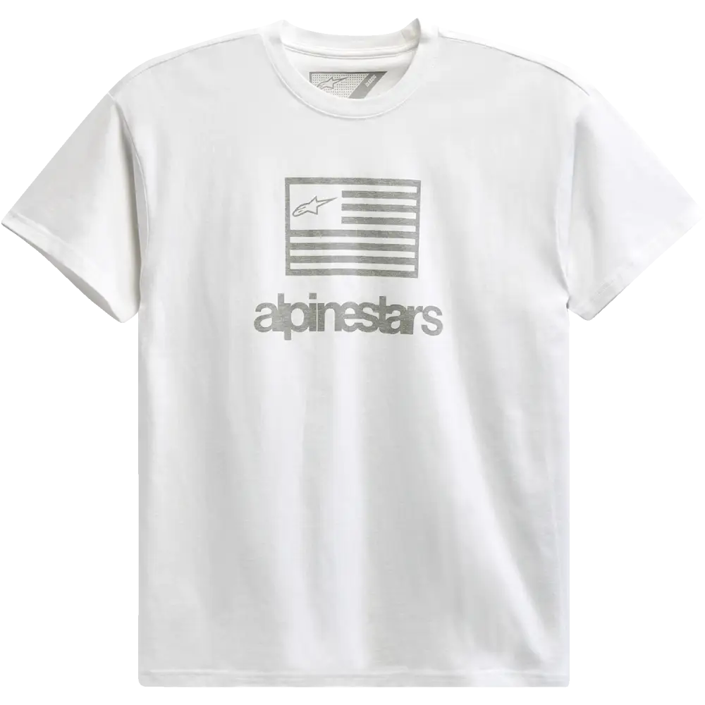 ALPINESTARS Flag T-Shirt - White - Large 12137262020L