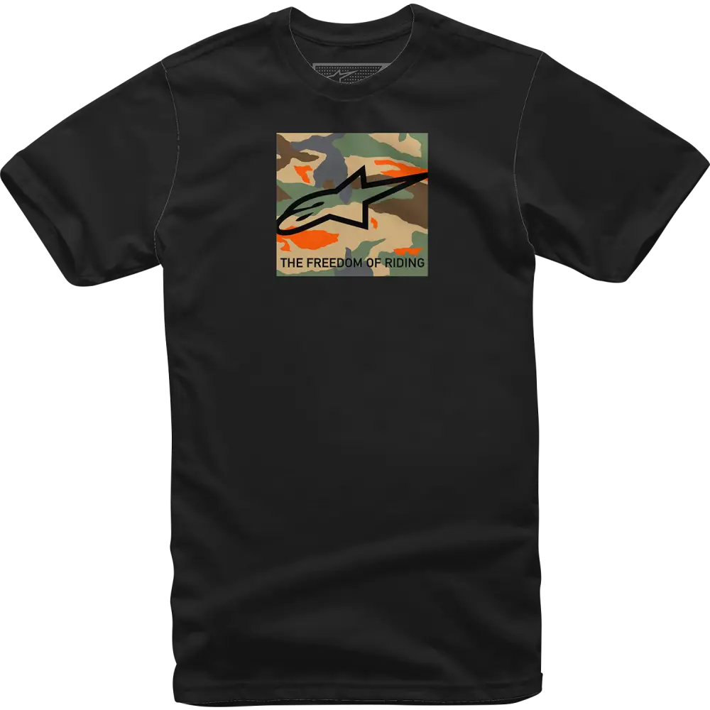 ALPINESTARS Free Camo T-Shirt - Black - XL 1232-72220-10XL