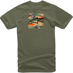 ALPINESTARS Free Camo T-Shirt - Military - XL 1232-72220690XL
