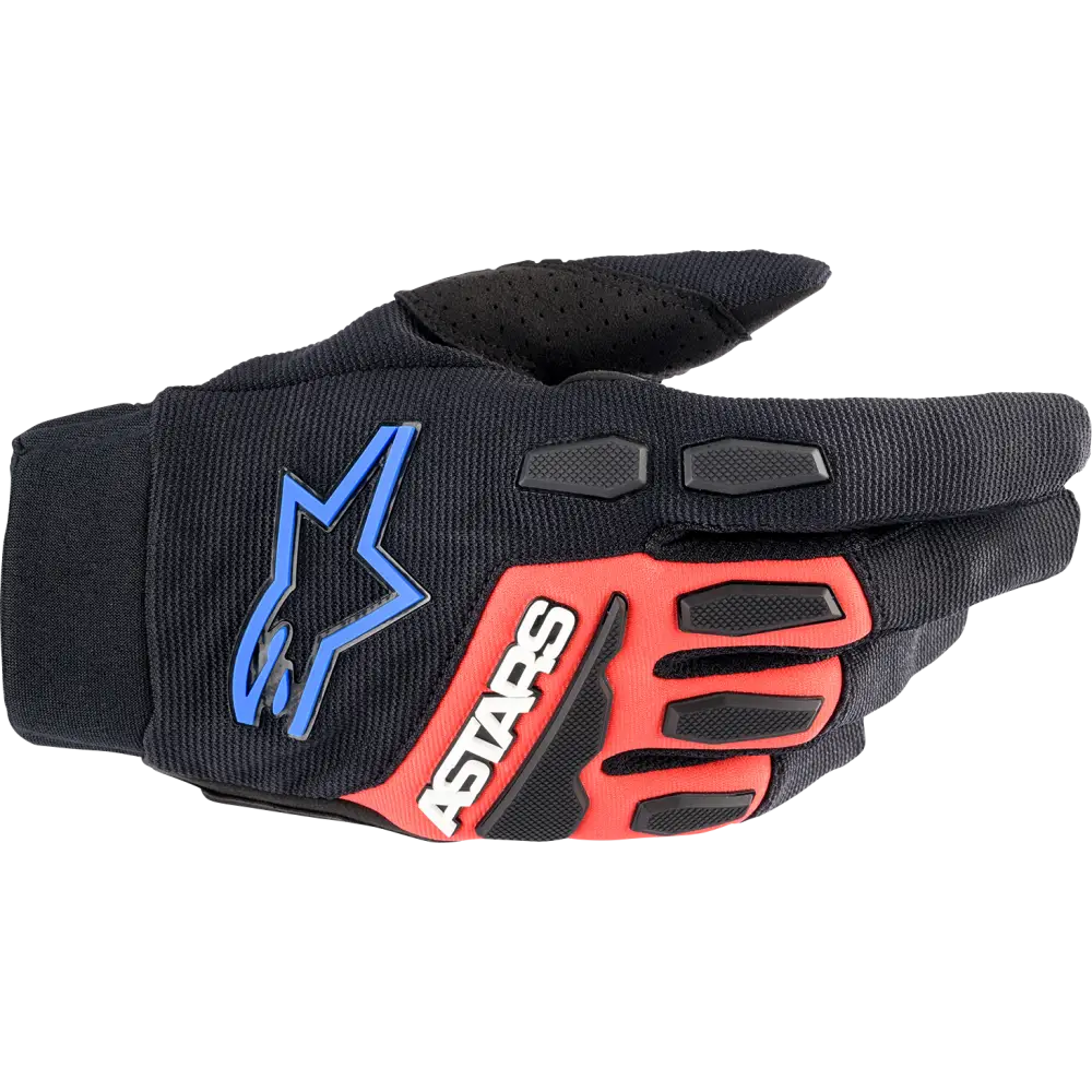 ALPINESTARS Full Bore XT Gloves - Black/Bright Red/Blue - Small 3563623-1317-S