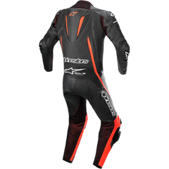 ALPINESTARS Fusion 1-Piece Suit - Black/Red Fluorescent - US 36 / EU 46 3153022-1030-46