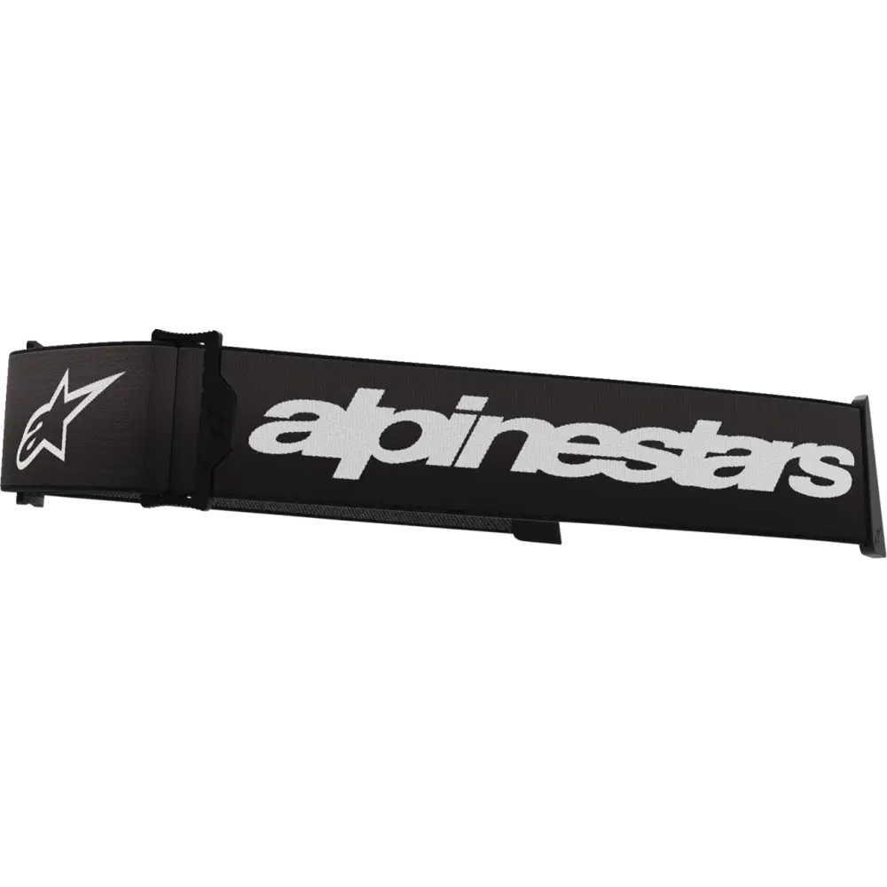 Alpinestars GOGGLES Supertech Goggle Strap - Black/White