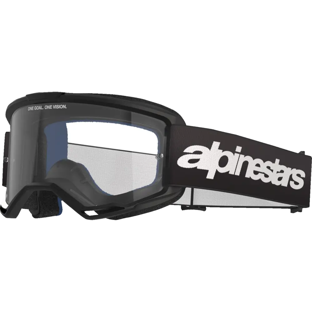 Alpinestars GOGGLES Vision Goggle - Wordmark - Black / Clear - Eyewear Group