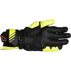 ALPINESTARS GP Plus R V3 Leather Gloves - Fluo Yellow/Black - Medium 3550825-551-M