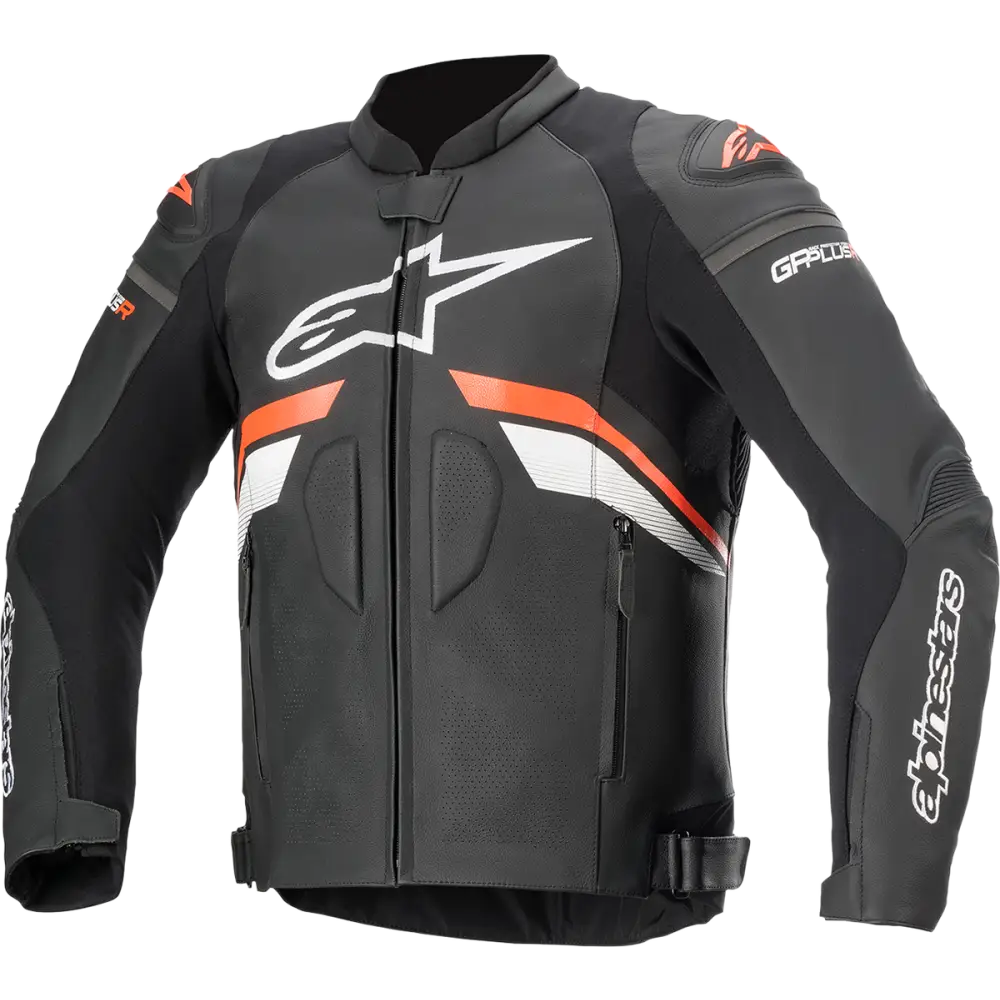 ALPINESTARS GP Plus R v3 Leather Jacket - Black/Red/White - US 44 / EU 54 3100620-1321-54