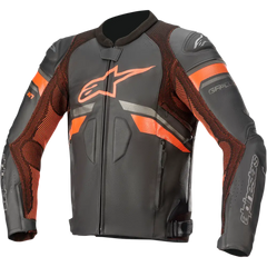 ALPINESTARS GP Plus R v3 Rideknit? Leather Jacket - Black/Red Fluo - US 44 / EU 54 3100321-1030-54