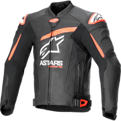 ALPINESTARS GP Plus R v4 Airflow Leather Jacket - Black/Red Fluo/White - US 48 / EU 58 3100624-1321-58