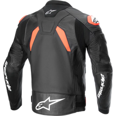 ALPINESTARS GP Plus R v4 Airflow Leather Jacket - Black/Red Fluo/White - US 46 / EU 56 3100624-1321-56