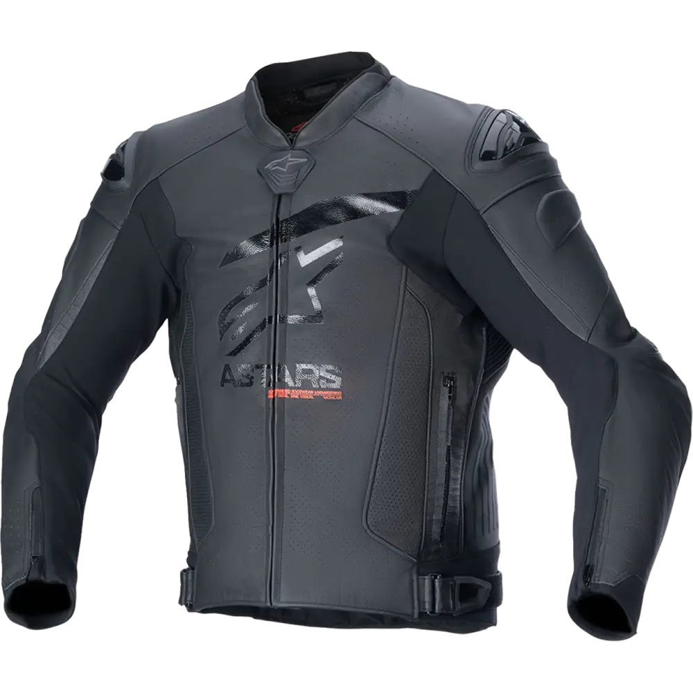 Alpinestars GP Plus R v4 Airflow Leather Jacket - Black/Red/White Black/White - Black/Black / US 38 / EU 48 - Street