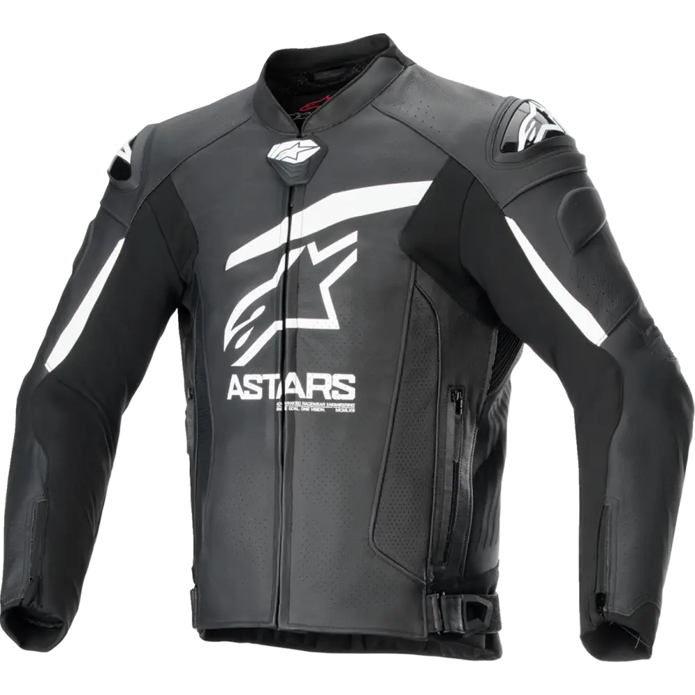 ALPINESTARS GP Plus R v4 Airflow Leather Jacket - Black/White - US 38 / EU 48 3100624-12-48