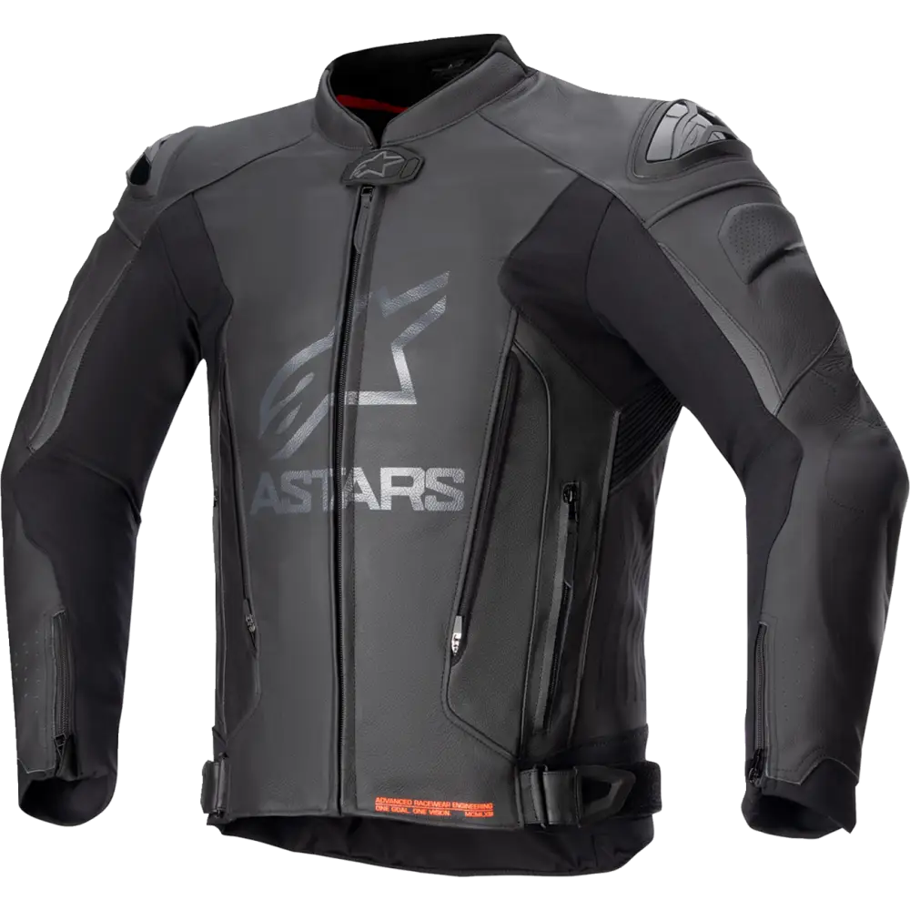 Alpinestars GP Plus R v4 Leather Jacket - Black/Black / US 38 / EU 48 - Motorcycle Protective Gear