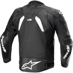 ALPINESTARS GP Plus R v4 Rideknit? Leather Jacket - Black/White - US 42 / EU 52 3100324-12-52