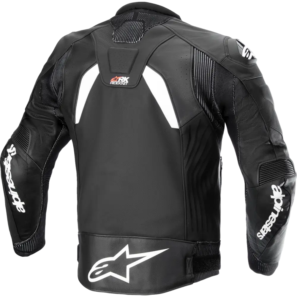 ALPINESTARS GP Plus R v4 Rideknit? Leather Jacket - Black/White - US 46 / EU 56 3100324-12-56