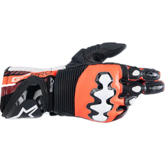 ALPINESTARS GP Pro R4 Gloves - Black/Fluo Red/White - 2XL 3556724-1321-2X