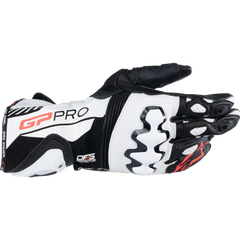 ALPINESTARS GP Pro R4 Gloves - Black/White - Large 3556724-12-L