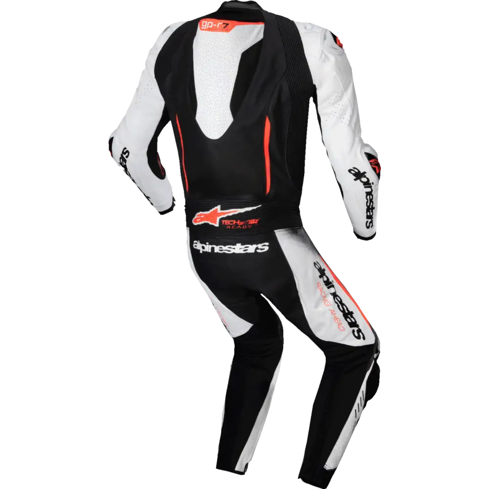 Alpinestars GP-R7 1-PC Leather Suit - Black/Red/White/White/Black/Red - Street Apparel Group