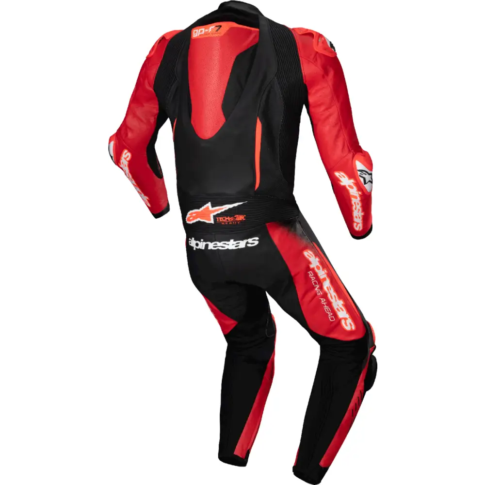 Alpinestars GP-R7 1-PC Leather Suit - Black/Red/White/White/Black/Red - Black/Red / US 44 / EU 54 - Street Apparel Group