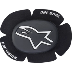 ALPINESTARS GP Sport Evo Knee Sliders - Black/White 6403020-12