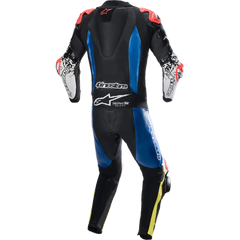 ALPINESTARS GP Tech v4 Leather Suit - Black/Blue/Yellow Fluorescent - US 40 / EU 50 3156822-1075-50