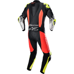 ALPINESTARS GP Tech v4 Leather Suit - Black/Red/Yellow Fluorescent - US 40 / EU 50 3156822-1355-50