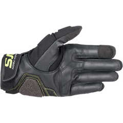 ALPINESTARS Halo Gloves - Forest Black/Fluo Yellow - Large 3504822-6085-L