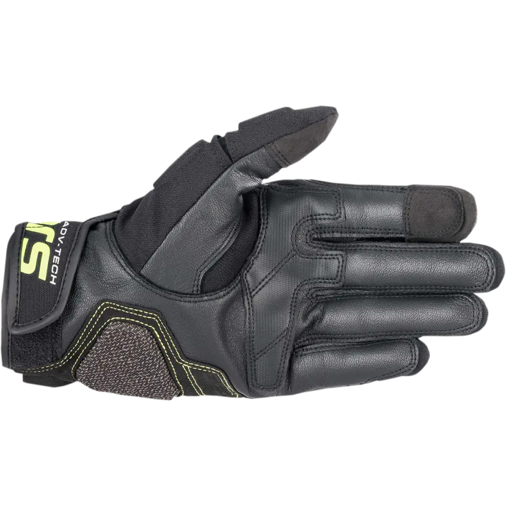 ALPINESTARS Halo Gloves - Forest Black/Fluo Yellow - Small 3504822-6085-S