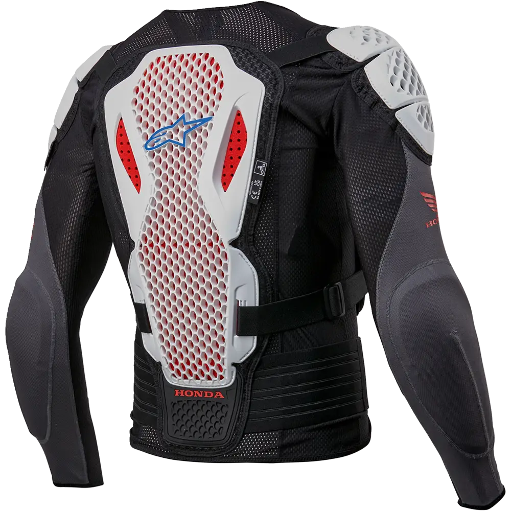 ALPINESTARS Honda Bionic Plus v2 Protection Jacket - Black/White/Blue/Bright Red - XL 6506023-1272-XL
