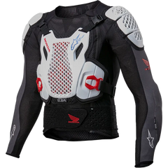 ALPINESTARS Honda Bionic Plus v2 Protection Jacket - Black/White/Blue/Bright Red - Medium 6506023-1272-M