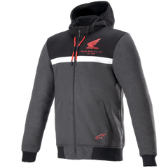 ALPINESTARS Honda Chrome Street Hoodie - Black/Gray/Red - 3XL 4201323-1908-3X