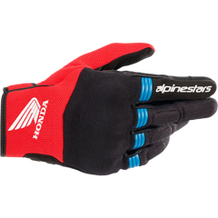 ALPINESTARS Honda Copper Gloves - Black/Bright Red/Blue - Medium 3568321-1317-M