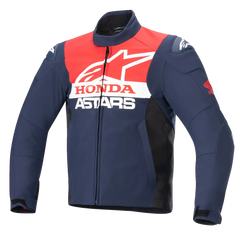 ALPINESTARS Honda SMX Waterproof Jacket - Blue/Black/Red - Large 3206223-7163-L