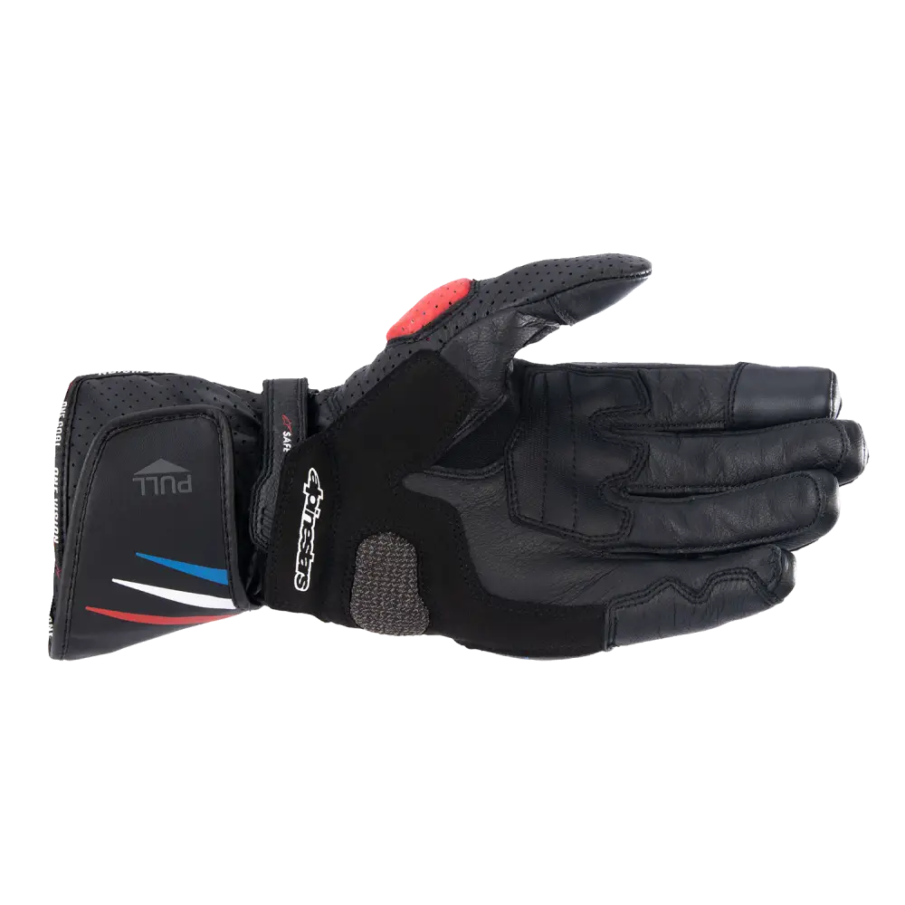 ALPINESTARS Honda SP-8 V3 Gloves - Black/Bright Red/Blue - Medium 3558423-1317-M